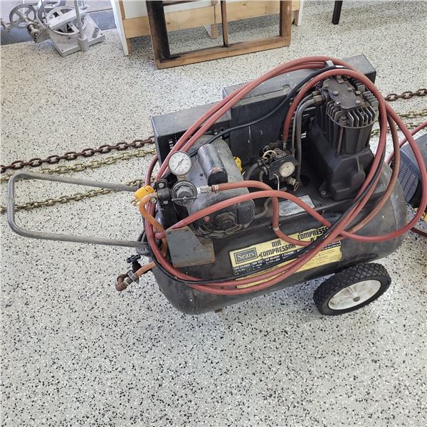 Sears Air Compressor - Working