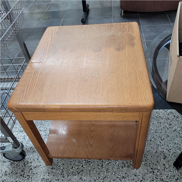 Wooden End Table