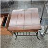 Image 1 : 2 Tier End Table w/ Hide-Away Storage Area