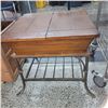 Image 2 : 2 Tier End Table w/ Hide-Away Storage Area