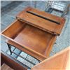 Image 4 : 2 Tier End Table w/ Hide-Away Storage Area