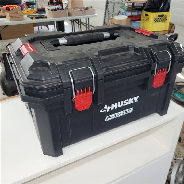 New Husky Build-Out Black Tool Box