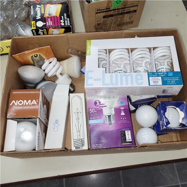 Box Various Lightbulbs