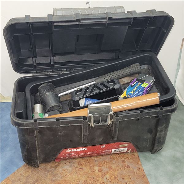 Husky Black Tool Box w/ Contents