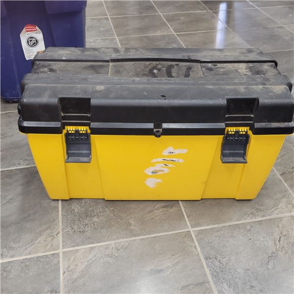 Black and Yellow Locking Tool Box