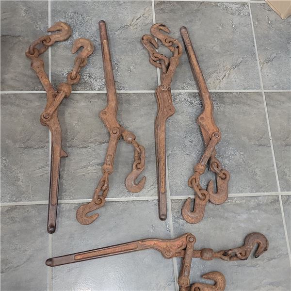 Lot of 5 Boomers Chain Binders