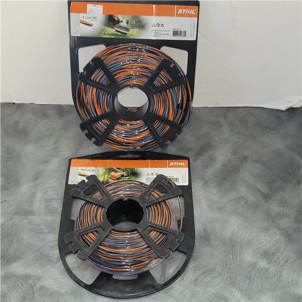 Lot of 2 New Stihl 2.4mm 930 Replacment Trimmer Line