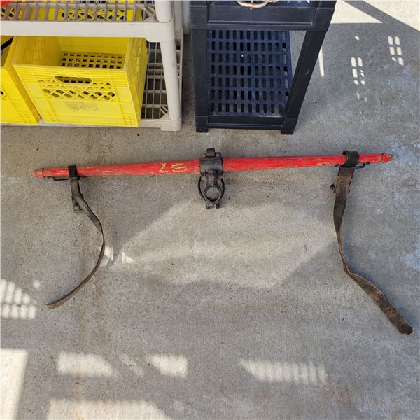 Vintage Farm Yoke with Leather Harnesses