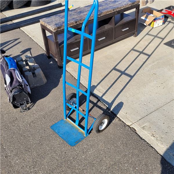 Blue Hand Truck | Dolly - Wheels are good