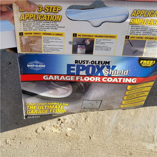 New Rust-Oleum Epoxy Shield Garage Floor Coating