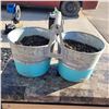 Image 1 : Unique Double Pail Planter