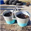 Image 3 : Unique Double Pail Planter