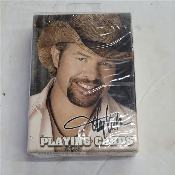Pack of New Sealed Toby Keith Playing Cards