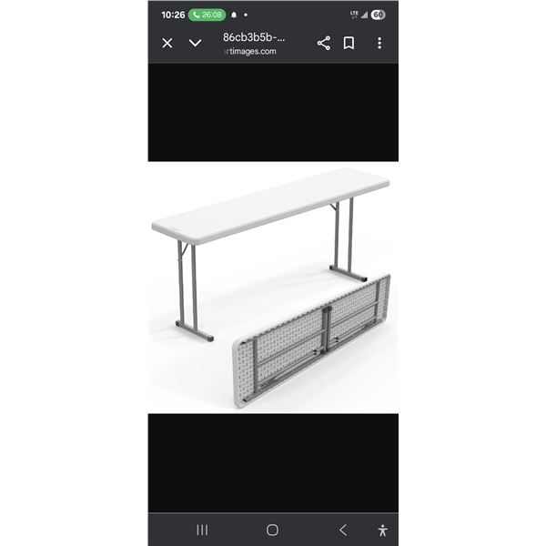 National Public Speaking Corp Skinny Utility Table