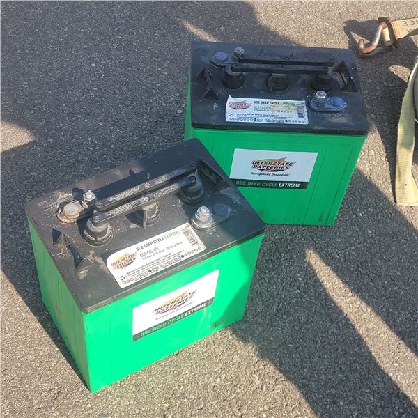 Pair Deep Cycle Batteries, likely good for core only