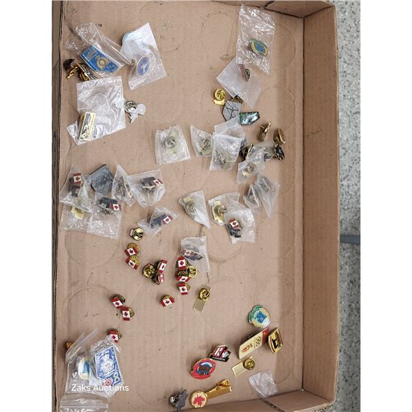 Pop Flat of Various Pins