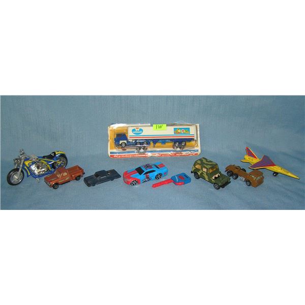 Group of vintage vehicles