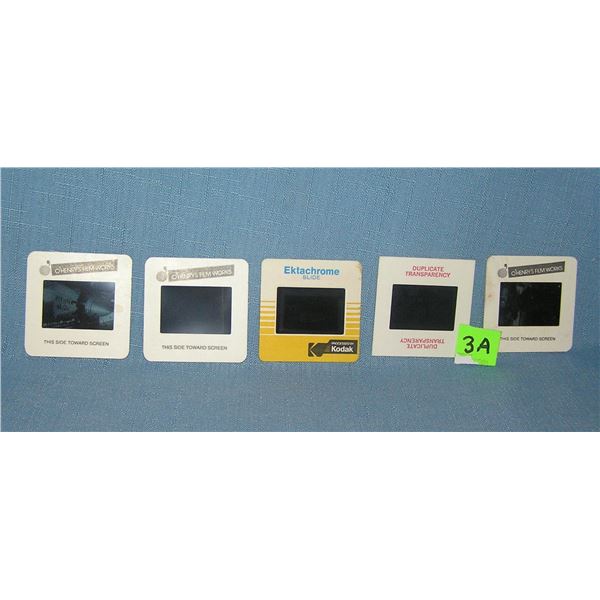 Group of 5 vintage Lindbergh photo slides