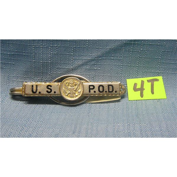 Vintage police officer's tie clip