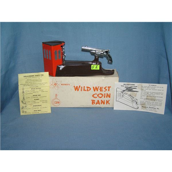 Vintage Wild West bank circa 1950's