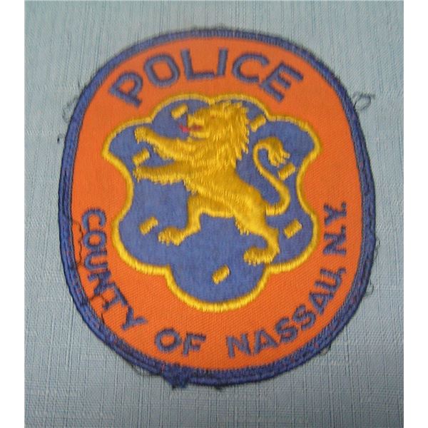 Vintage Nassau County policeman's patch