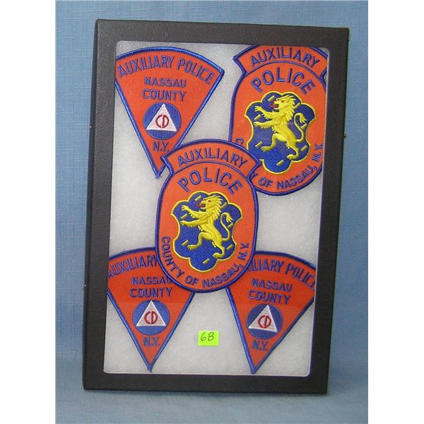 Group of vintage Nassau County police patches