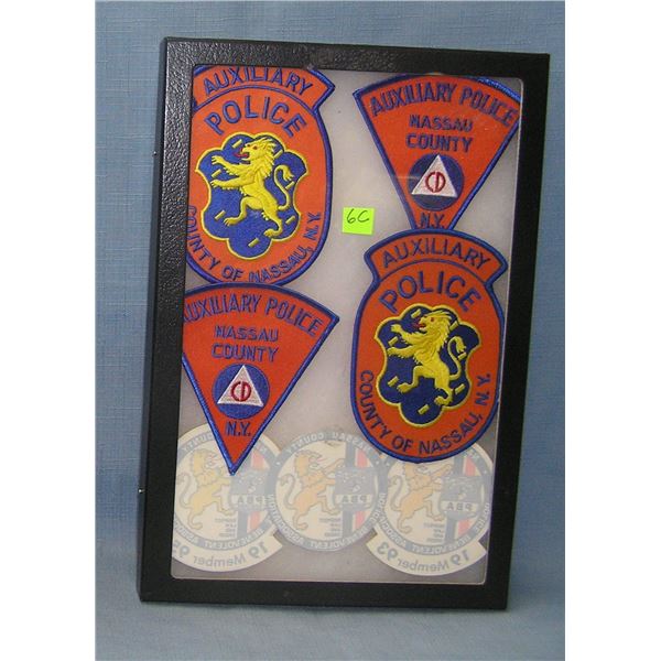 Group of vintage Nassau County police patches