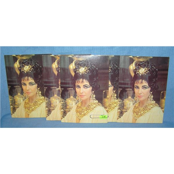 Elizabeth Taylor color photo cards