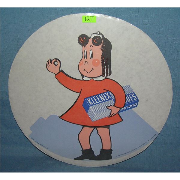 Kleenex store display piece featuring Little Lulu
