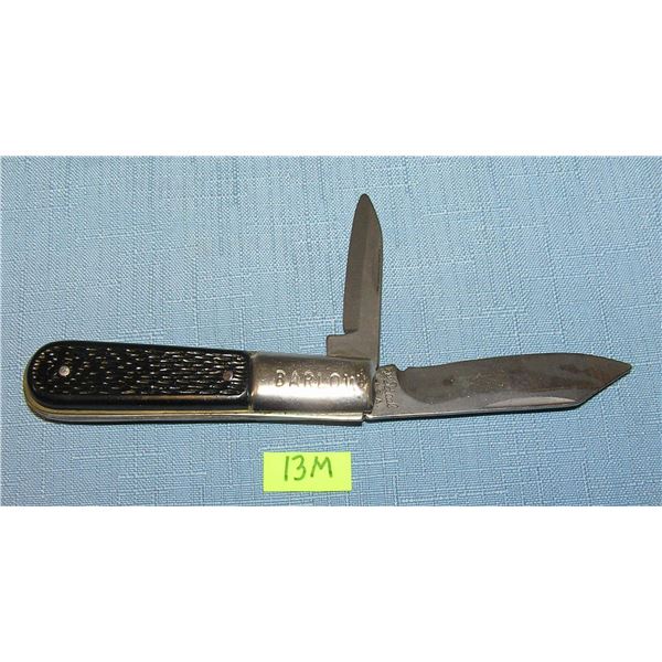 Vintage Barlow 2 bladed pocket knife