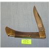 Image 1 : Brass and walnut panther Jr pocket knife