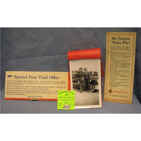 Group of automotive collectibles