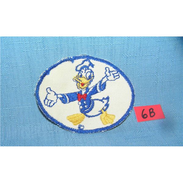 Early Donald Duck hand embroidered patch