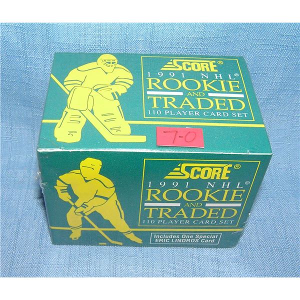 Score hockey rookie and traded sealed card set