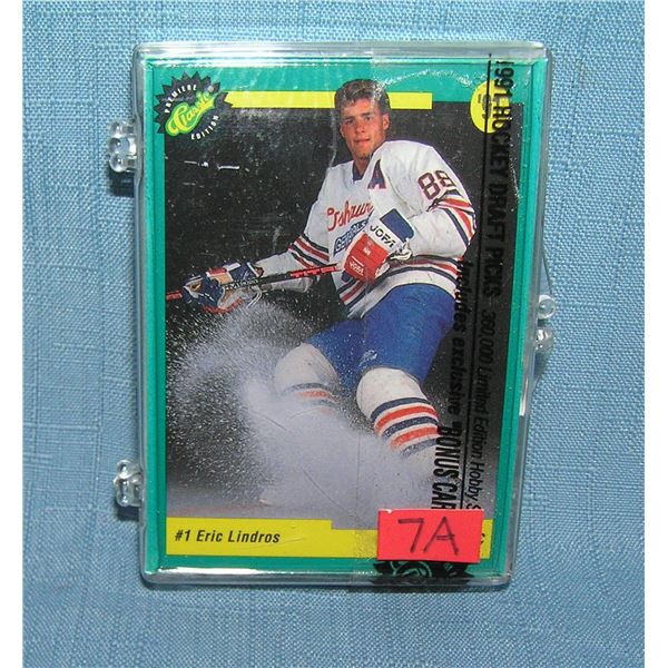 Limited edition hockey draft picks factory sealed card set