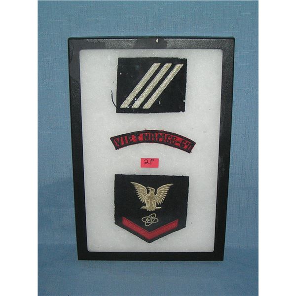 Group of Vietnam veterans military patches and insignia