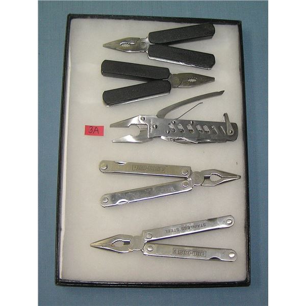Collection of multiple tool and knife kits