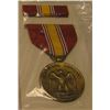 Image 1 : Military defense medal, ribbon and bar set