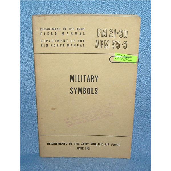 Military Symbols Dept. of the Army field manuel