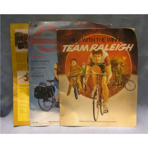 Vintage bicycle and accessories catalogs