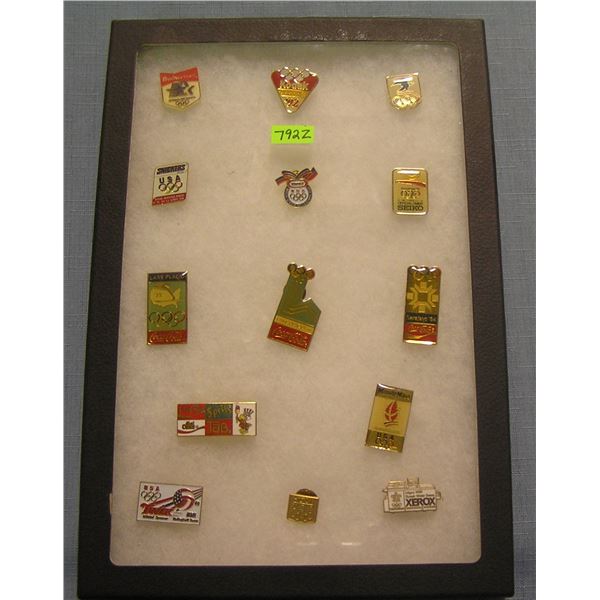 Collection of Olympic pins