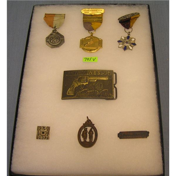 Group of early hunting and shooting awards