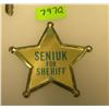 Image 1 : Vintage tin Seniuk for sheriff campaign badge