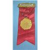 Image 1 : Antique firemans convention badge and ribbon