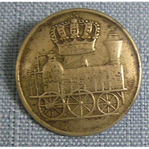 Early Rail road button