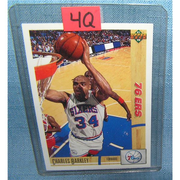Vintage Charles Barkley all star basketball card
