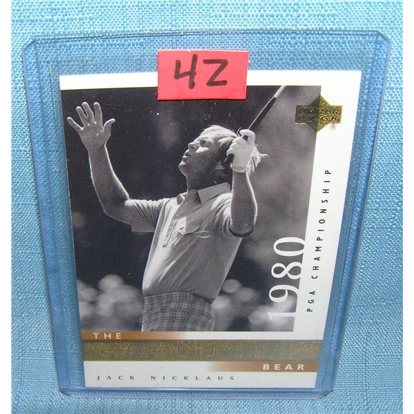 Vintage Golden Bear all star golfing champion card