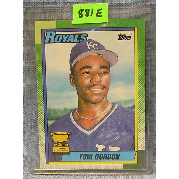 Vintage Tom Gordon rookie baseball card