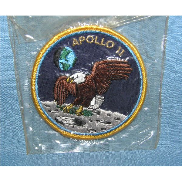 Rare original large Apollo 11 moon landing patch