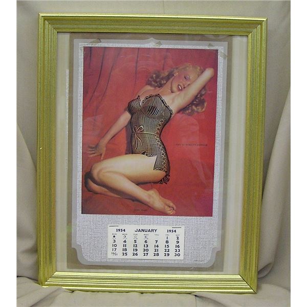 Marilyn Monroe Golden Dreams 1954 calendar